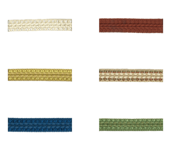 0106-10 Jacquard Borte mit Struktur in verschiedenen Farben