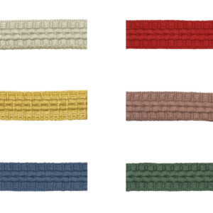0106-20 Jacquard Borte mit Struktur in verschiedenen Farben