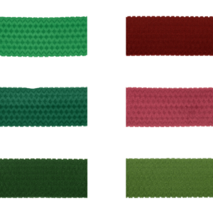 10012-62 Jacquard Borte mit dezentem Rautenmuster in verschiedenen Farben