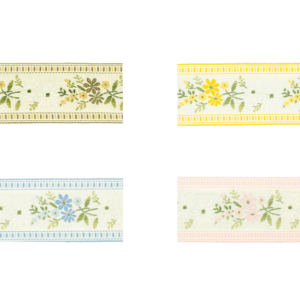 10021e-48 Jacquard Borte mit floralem Motiv in verschiedenen Farben