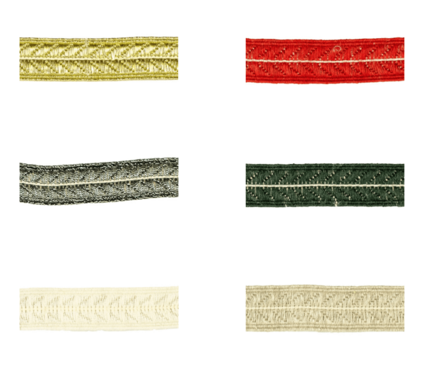 1029-17 Jacquard Borte mit diagonalem Linienmuster in verschiedenen Farben