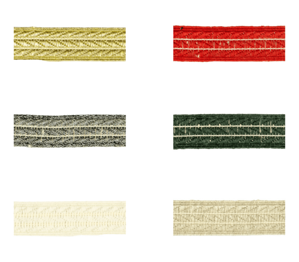 1029-19 Jacquard Borte mit diagonalem Linienmuster in verschiedenen Farben