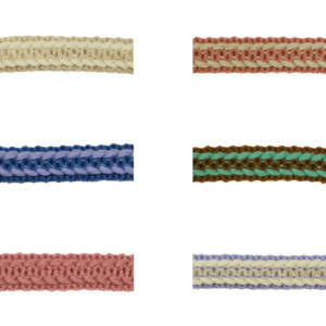 40039-16 Geflochtene Jacquard Borte in verschiedenen Farben