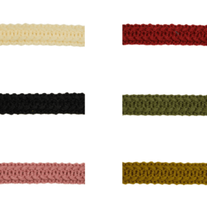 40039-17 Geflochtene Jacquard Borte in verschiedenen Farben