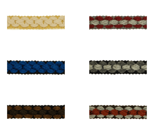 4022-17 Jacquard Borte mit rustikalem Stil in verschiedenen Farben