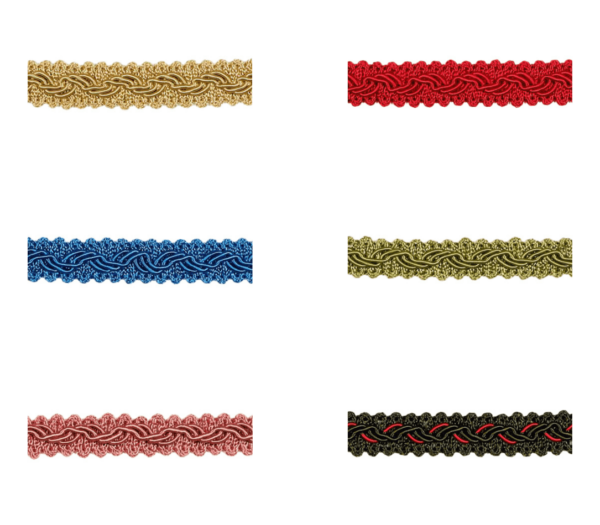 40012-11 Jacquard Borte mit geflochtenem Zopfmuster in verschiedenen Farben